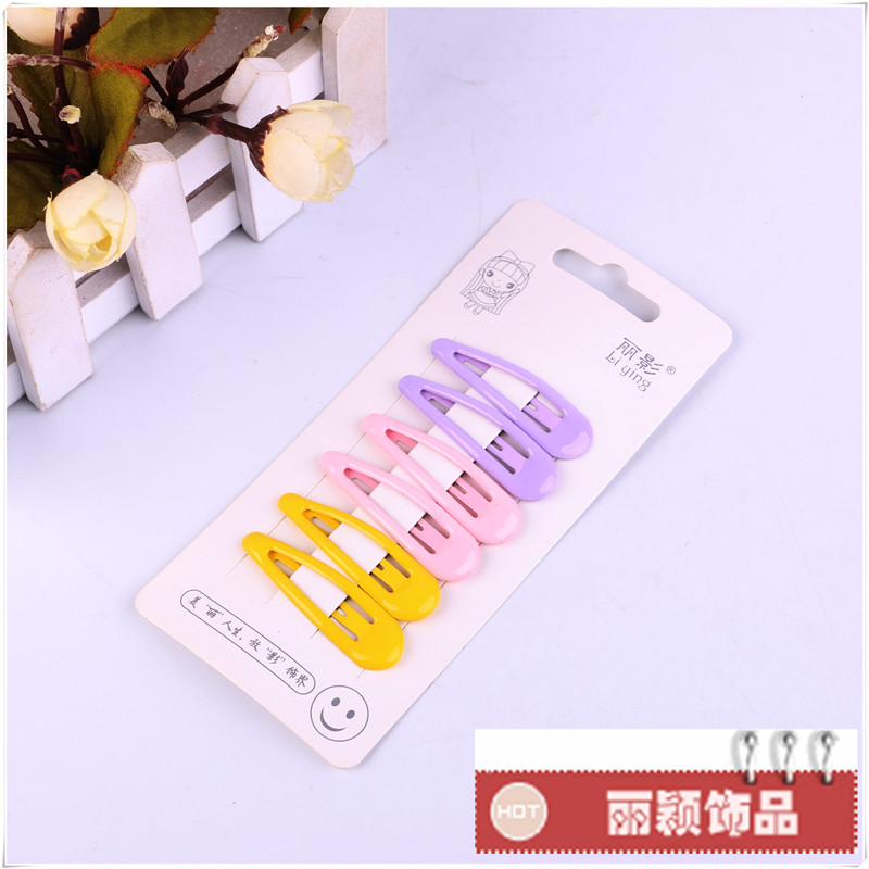 The Korean version of the black card word folder edge clip clip top hair accessories chuck Korean bangs The Korean version of the black card word folder edge clip clip top hair accessories chuck Korean bangs
