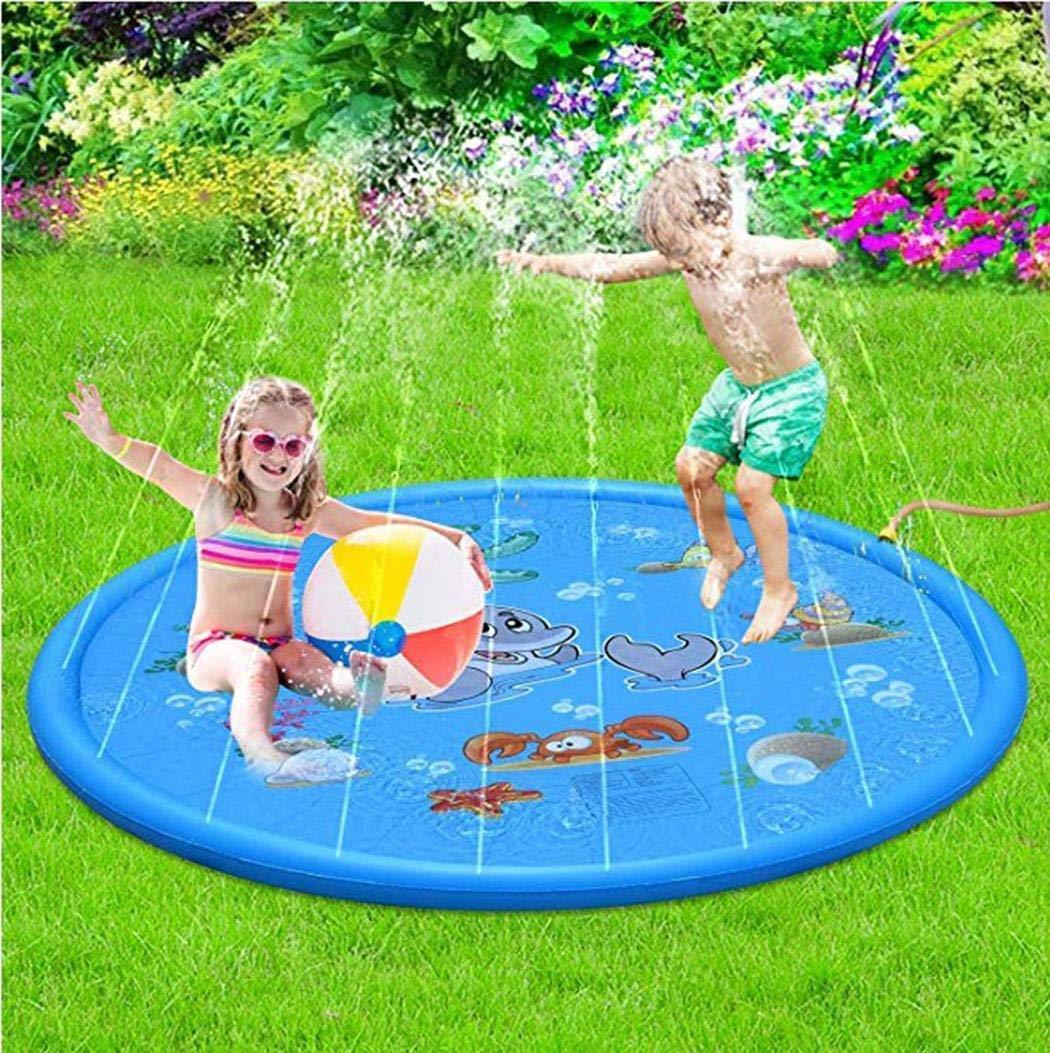 Amazon hot-selling PVC sprinkler mat summer lawn beach water toys manufacturers spot