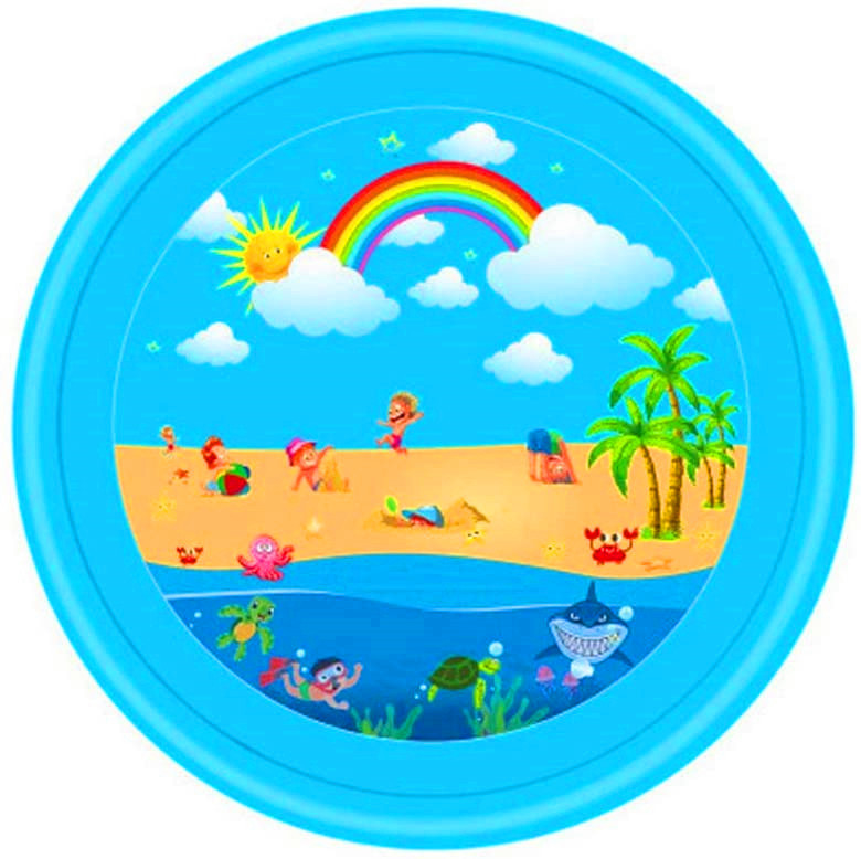 Amazon hot-selling PVC sprinkler mat summer lawn beach water toys manufacturers spot Amazon hot-selling PVC sprinkler mat summer lawn beach water toys manufacturers spot
