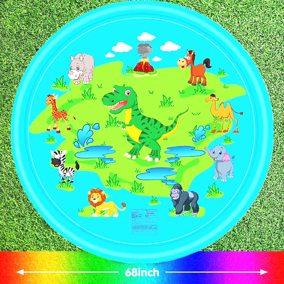 Amazon hot-selling PVC sprinkler mat summer lawn beach water toys manufacturers spot Amazon hot-selling PVC sprinkler mat summer lawn beach water toys manufacturers spot