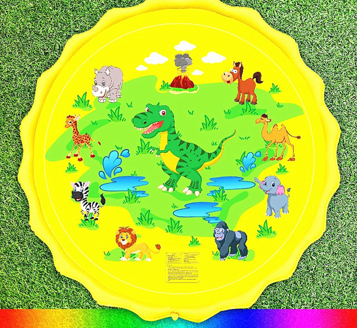 Amazon hot-selling PVC sprinkler mat summer lawn beach water toys manufacturers spot Amazon hot-selling PVC sprinkler mat summer lawn beach water toys manufacturers spot