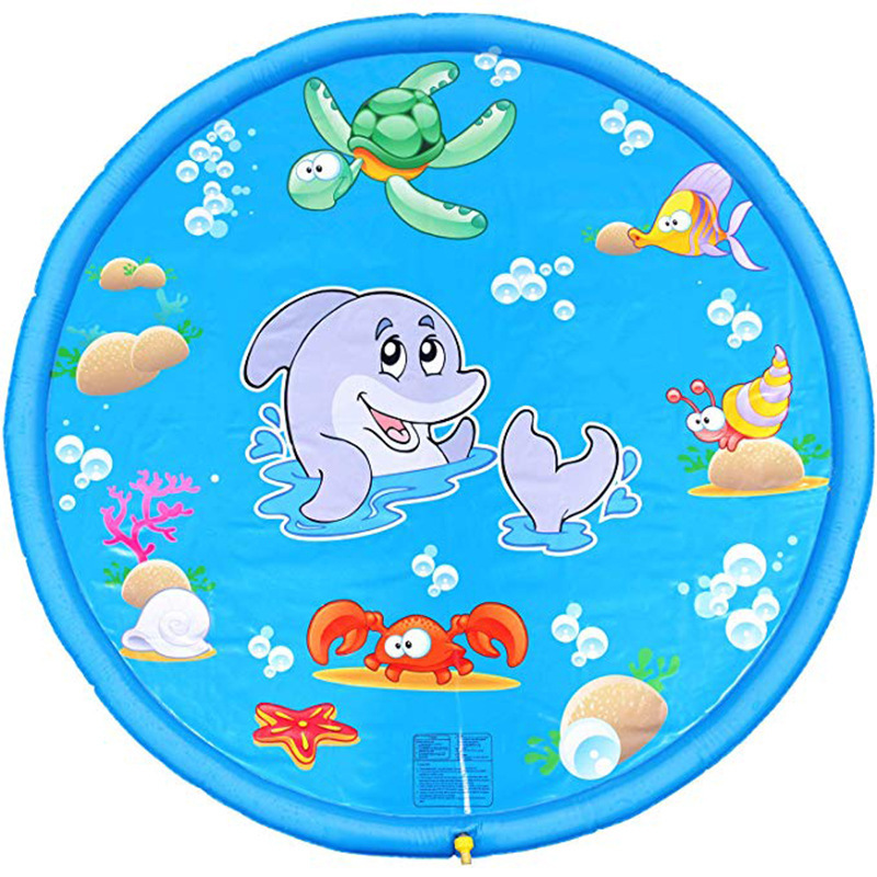 Amazon hot-selling PVC sprinkler mat summer lawn beach water toys manufacturers spot Amazon hot-selling PVC sprinkler mat summer lawn beach water toys manufacturers spot