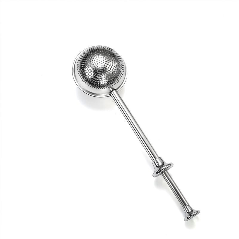 304 Stainless Steel Retractable Tea Ball Tea Ball Flavor Ball Tea Strainer Area Type Tea Filter