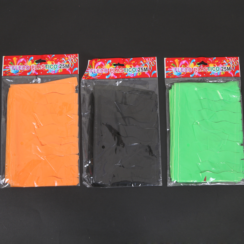 Coloured flags wave flag colorized PE whisker pendant flags streamer PE colorized flags