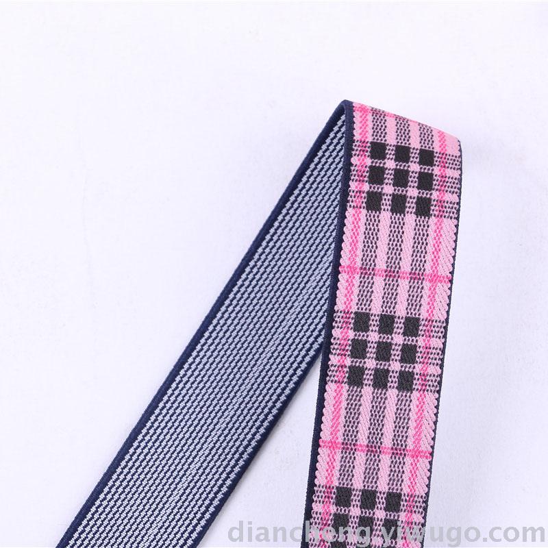 Ethnic style lace polyester ribbon Coloured floral jacquard ribbon Shoes, hats, luggage and clothing accessories 2.5cm