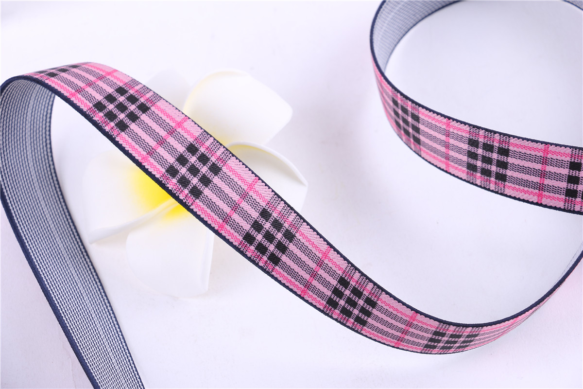 Ethnic style lace polyester ribbon Coloured floral jacquard ribbon Shoes, hats, luggage and clothing accessories 2.5cm