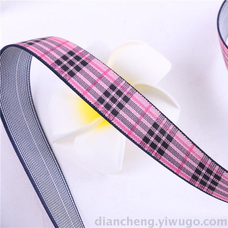 Ethnic style lace polyester ribbon Coloured floral jacquard ribbon Shoes, hats, luggage and clothing accessories 2.5cm