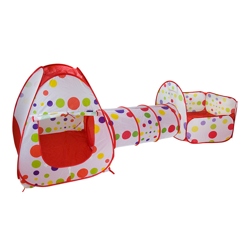 Children's Tent Three-Piece Set 3 Shooting Ball Pool Crawl Tunnel Tent House Game House 0-3 Years Old Baby Toys Children's Tent Three-Piece Set 3 Shooting Ball Pool Crawl Tunnel Tent House Game House 0-3 Years Old Baby Toys