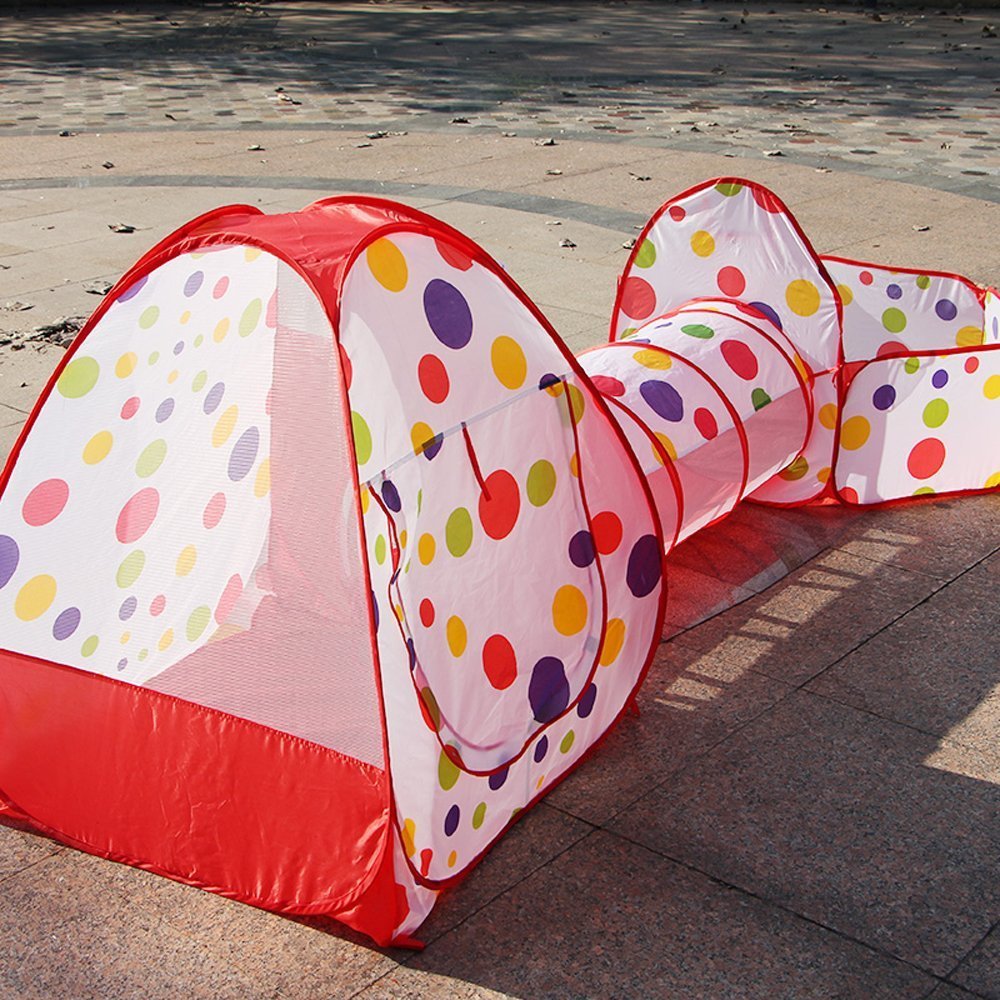 Children's Tent Three-Piece Set 3 Shooting Ball Pool Crawl Tunnel Tent House Game House 0-3 Years Old Baby Toys Children's Tent Three-Piece Set 3 Shooting Ball Pool Crawl Tunnel Tent House Game House 0-3 Years Old Baby Toys