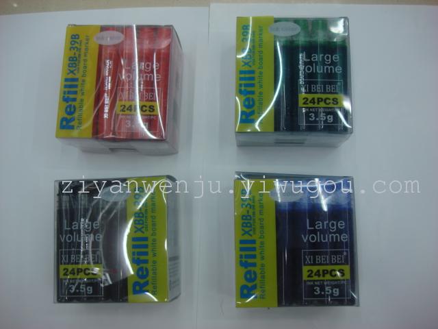 Supply XBB-39B dry erase markers, you can add change ink or refill contains 6 ml of ink