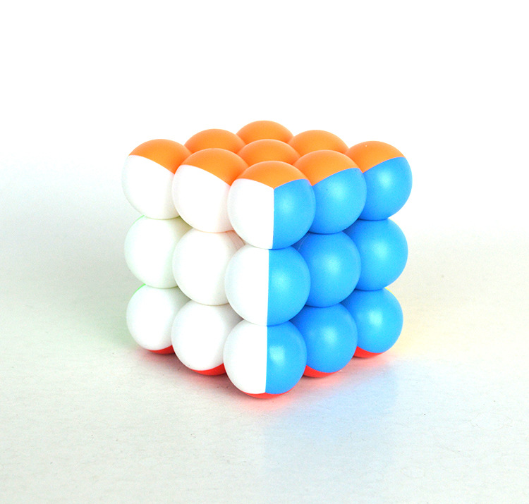 [Yongjun Beads Third-Order Rubik&#039;s Cube] Yj8347 Beads Third-Order Fluorescent Color Ball Fitness Ball Fidget Cube