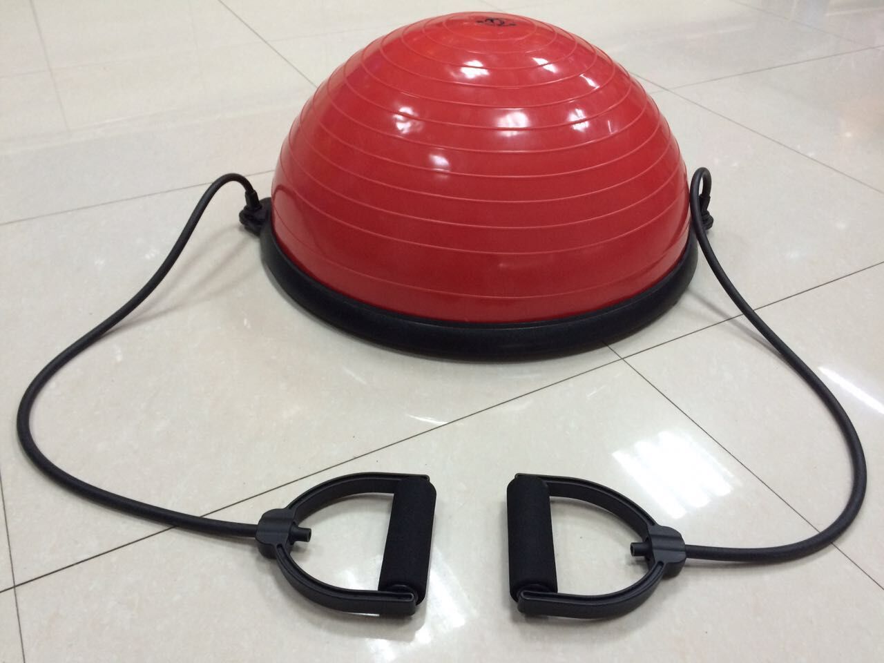 PVC Thickened Explosion-Proof Semicircle Yoga Fitness Ball Balance Half-Ball Yoga Instrument Bosu Ball Wave Speed Fitness Equipment Manufacturer