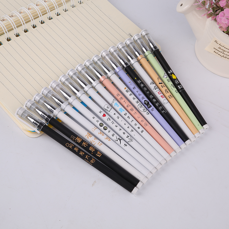 Excellent student writing neutral pencil 0.5 water-based pen students examination carbon pen office stationery pen