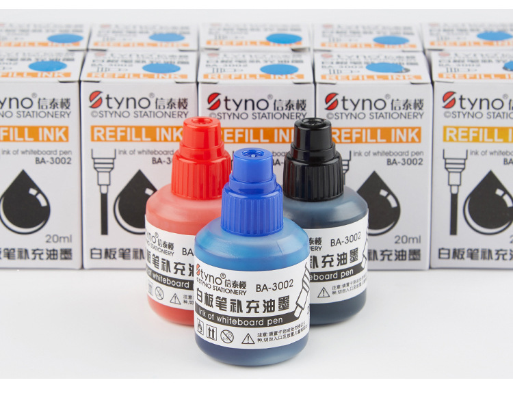 Xintailou water whiteboard ink supplement can wipe ink 20ml black blue red manufacturers direct wholesale Xintailou water whiteboard ink supplement can wipe ink 20ml black blue red manufacturers direct wholesale