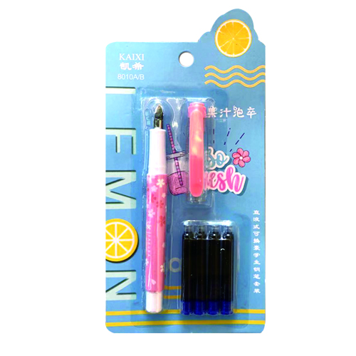 Cheap Ink Sac Student Pens Fashion 1 Pens 4 Ink Sac Cards Pen Kit