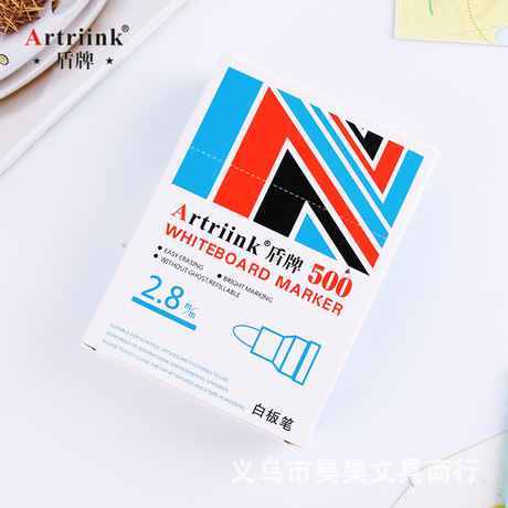 wb500 whiteboard pen environmental protection non-toxic ink mark clear easy to add ink large capacity student office pen