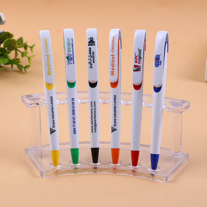 Press type ball pen students learning stationery office supplies writing smooth with ink