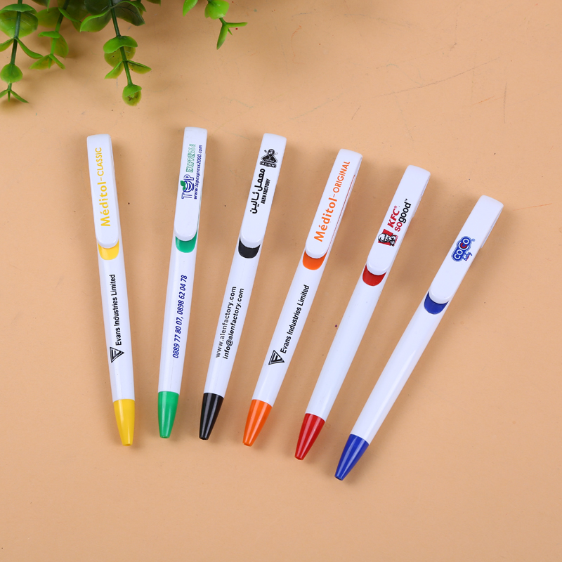 Press type ball pen students learning stationery office supplies writing smooth with ink