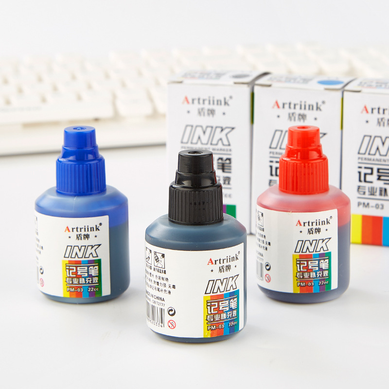 Buckler PM - 03 marker replenishment solution 22 cc ink high quality ink fast drying erasable fadeless manufacturer direct sales
