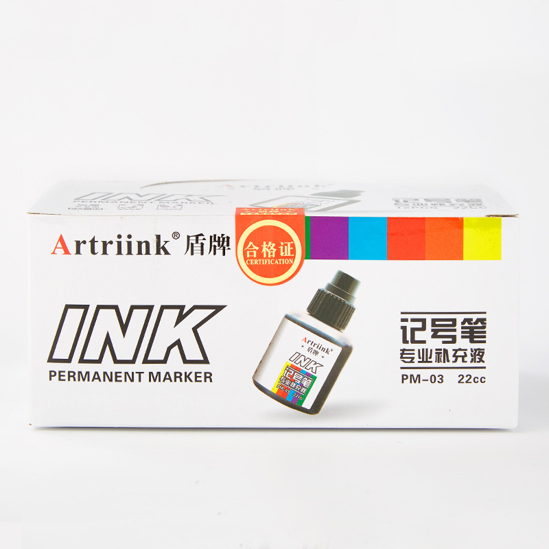 Buckler PM - 03 marker replenishment solution 22 cc ink high quality ink fast drying erasable fadeless manufacturer direct sales