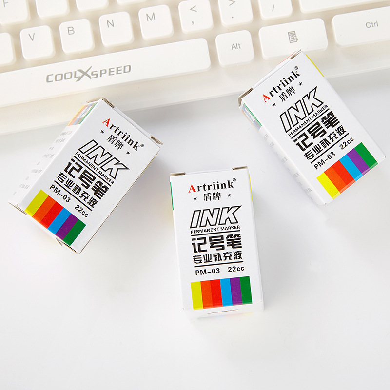 Buckler PM - 03 marker replenishment solution 22 cc ink high quality ink fast drying erasable fadeless manufacturer direct sales