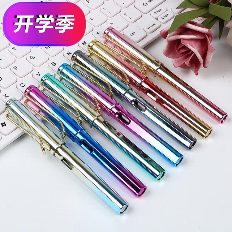 Customizable Advertising UV Spray Paint Lingmei Pen Student Writing Practice Office Writing Ink Absorption Ink Sac Dual-Use