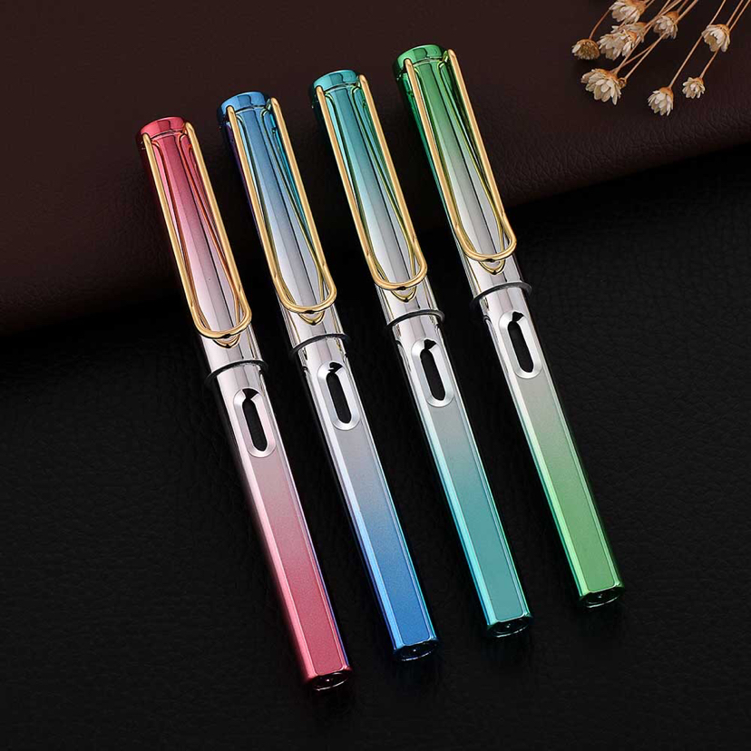 Customizable Advertising UV Spray Paint Lingmei Pen Student Writing Practice Office Writing Ink Absorption Ink Sac Dual-Use