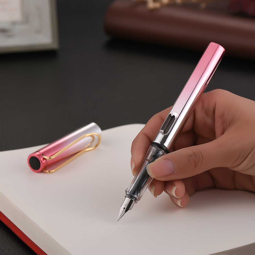 Customizable Advertising UV Spray Paint Lingmei Pen Student Writing Practice Office Writing Ink Absorption Ink Sac Dual-Use
