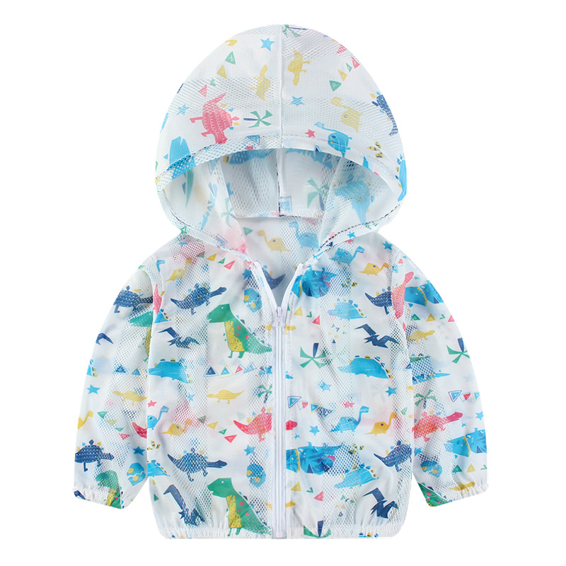 Summer Boys Sun-Protective Clothing Lightweight Breathable Baby Girl Outdoor UV-Proof Coat Children&#039;s Sun Protection Clothing
