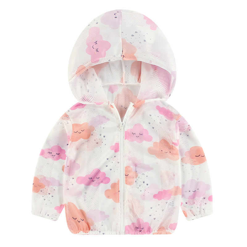Summer Boys Sun-Protective Clothing Lightweight Breathable Baby Girl Outdoor UV-Proof Coat Children&#039;s Sun Protection Clothing