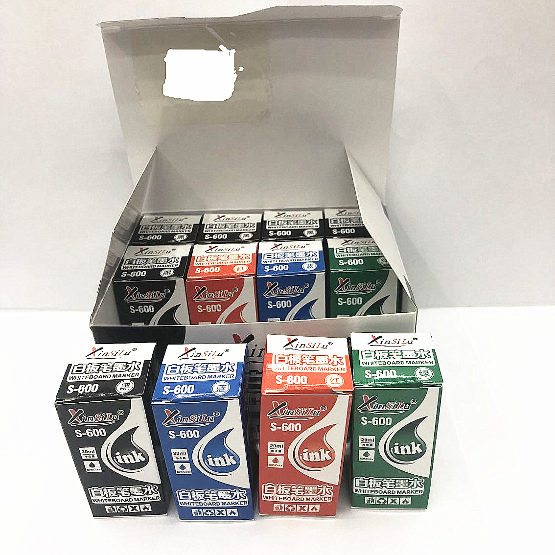 White board pen ink replenishment pen water white board pen liquid replenishment ink easy to wipe ink s-600 White board pen ink replenishment pen water white board pen liquid replenishment ink easy to wipe ink s-600