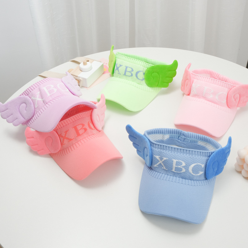Children&#039;s Visor Cap Girls&#039; Cartoon Sun Hat Children&#039;s Summer UV Protection Big Brim Sun-Proof Baby&#039;s Sun Hat