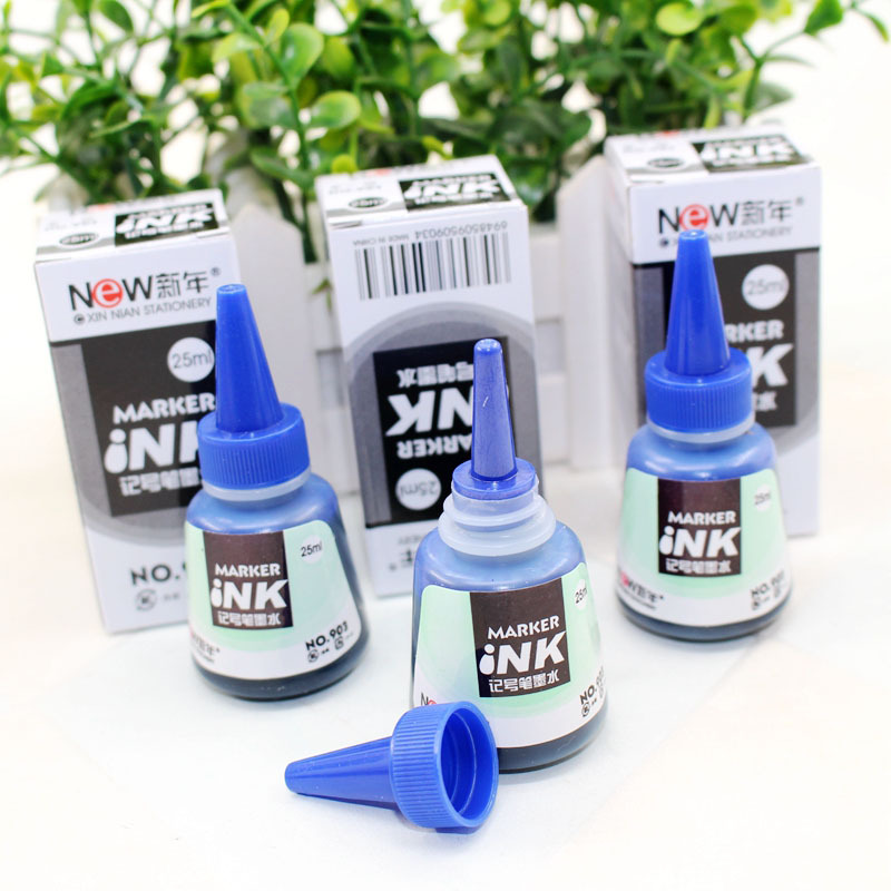 During the 903 25 ml marker ink oily red/blue/black marker refill liquid ink During the 903 25 ml marker ink oily red/blue/black marker refill liquid ink