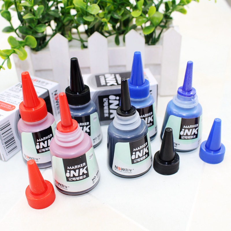 During the 903 25 ml marker ink oily red/blue/black marker refill liquid ink During the 903 25 ml marker ink oily red/blue/black marker refill liquid ink