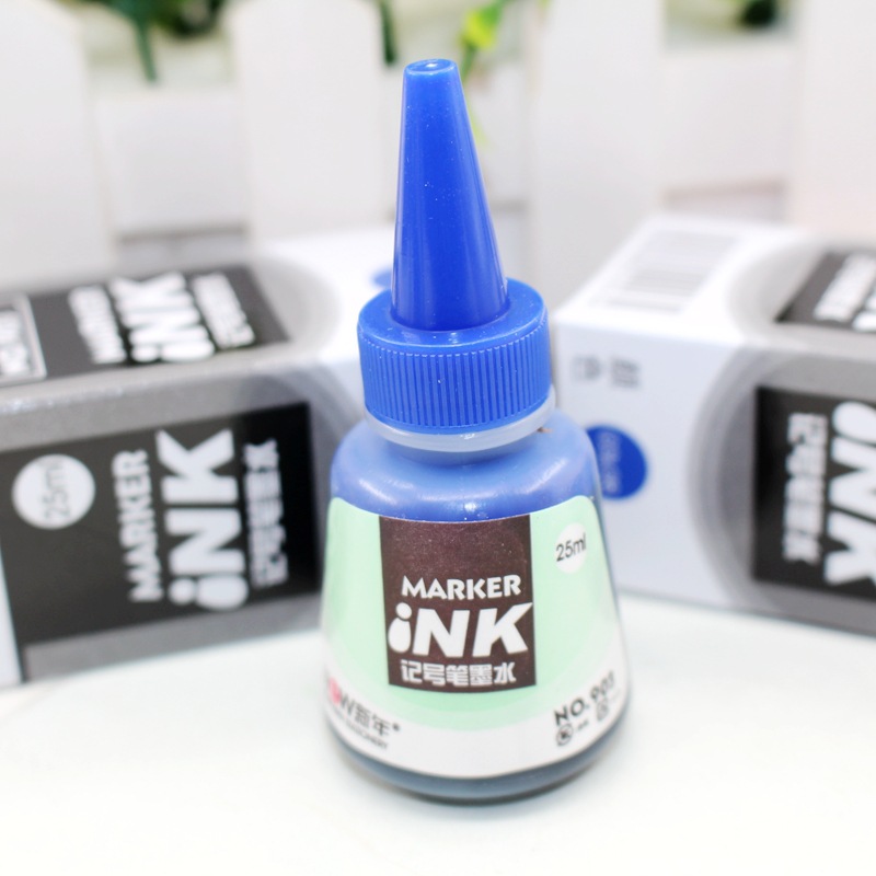 During the 903 25 ml marker ink oily red/blue/black marker refill liquid ink During the 903 25 ml marker ink oily red/blue/black marker refill liquid ink