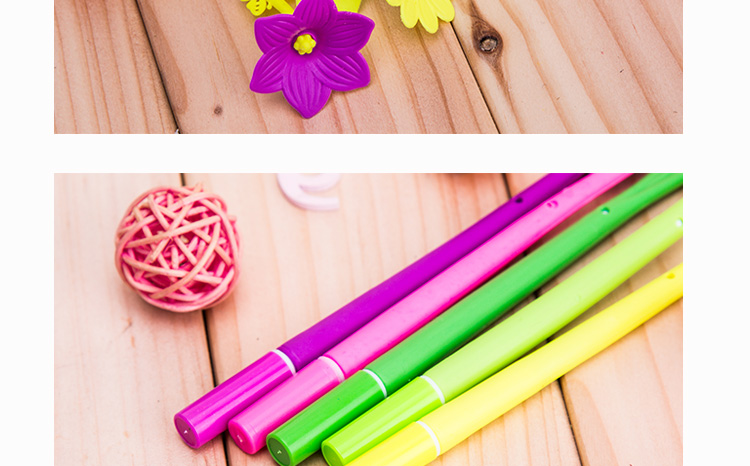 Korean Office Supplies Creative Gel Pen Cute Flower Pen Fresh Flower Black Gel Ink Pen Wholesale for Students Korean Office Supplies Creative Gel Pen Cute Flower Pen Fresh Flower Black Gel Ink Pen Wholesale for Students