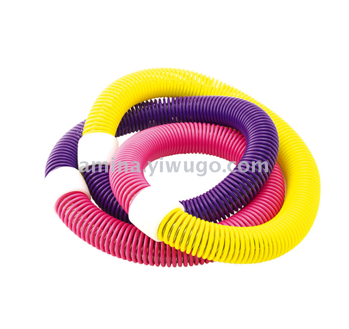 Multi-functional spring hula hoop thin waist plastic hula hoop adult fitness equipment children's soft hula hoop