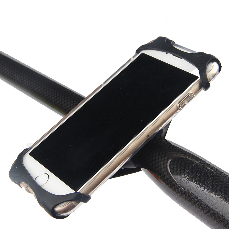 Amazon mobile phone stand bicycle shock-proof silicone outdoor mountain bike mobile phone navigation stand