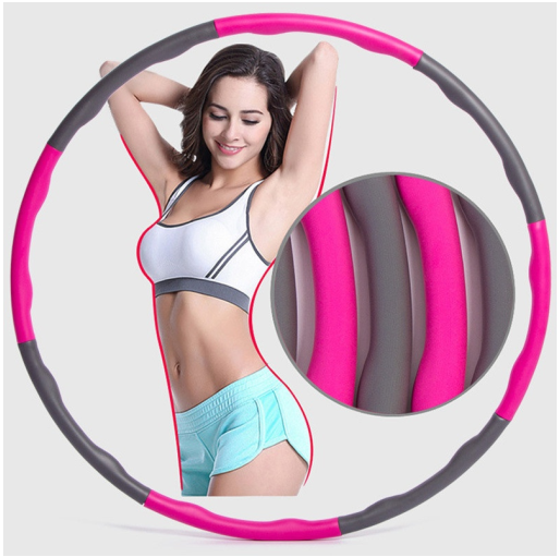 Children Adult Hula Hoop Foam Hula Hoop Fitness Hula Hoop Detachable Hula Hoop Body-Building Loop