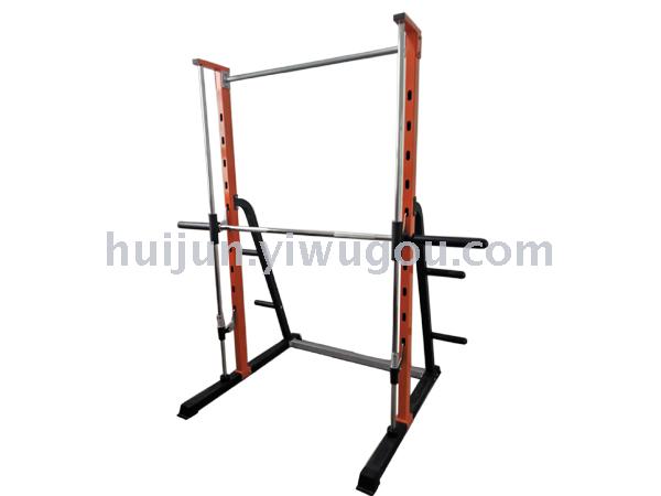 Hj-b9937 commercial gymnasium deep squat rack push-frame box type deep squat barbell training rack.