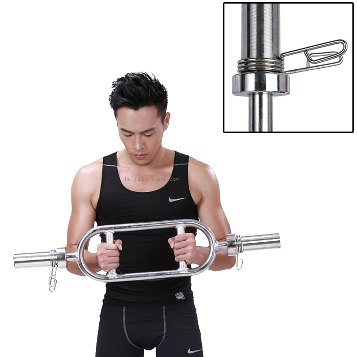 Household Workout Men&#039;s Weightlifting Barbell Dual-Purpose Combination Ring Olympic Rod Eye-Shaped Rod Galvanized 