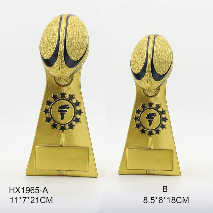 New resin rugby cup man trophy metal medal custom factory direct crafts 1965 New resin rugby cup man trophy metal medal custom factory direct crafts 1965