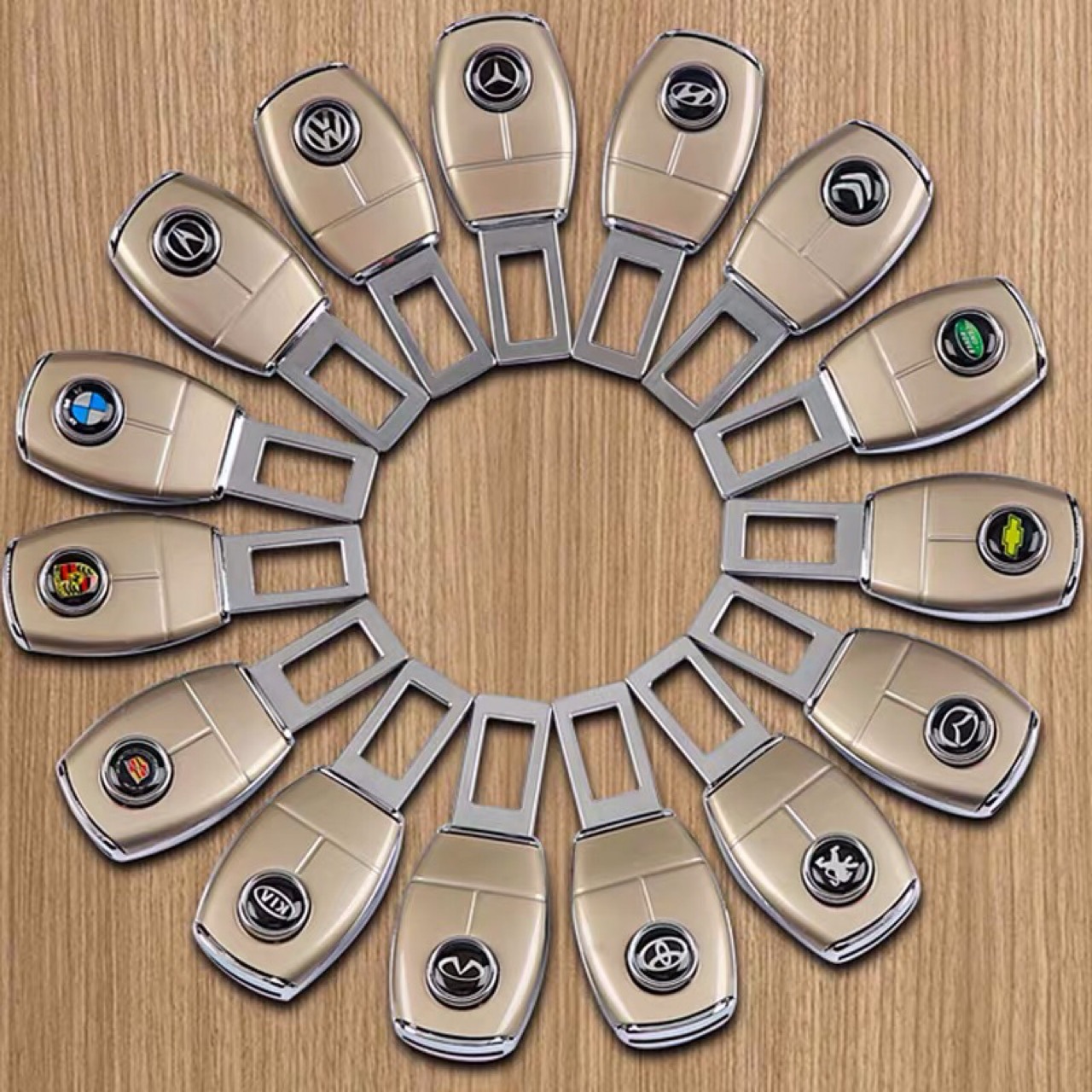 Safety Belt Insert Car Buckle Safety Belt Extender Accessories Lock Tongue 2.1cm Lock Buckle Universal Bayonet Pick Head