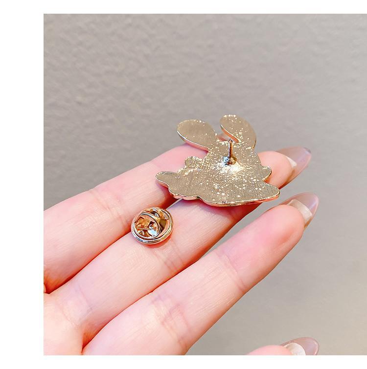 Cute Japanese Style Brooch Ins Trendy Anti-Unwanted-Exposure Buckle Personality Safety Pin Fixed Clothes Cartoon Pin Bag Accessories for Women