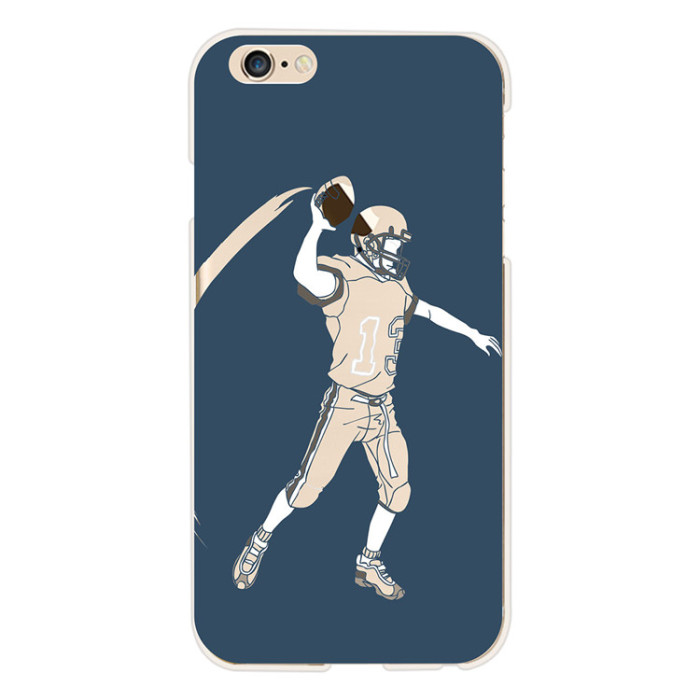 IPhone6 mobile phone shell creative apple 6/6s Rugby transparent protective cover