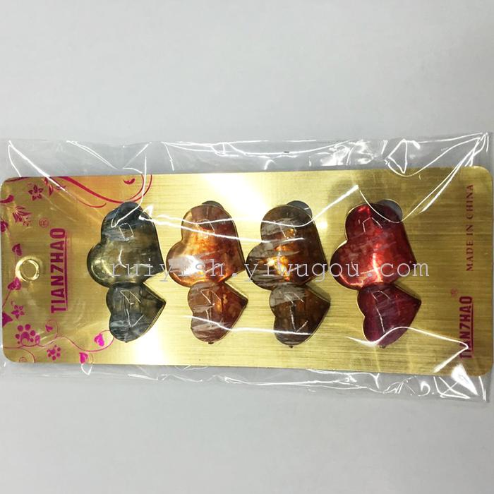 Popular Plastic Love Heart-Shaped Scarf Buckle Safety Pin Plastic Brooch Variety Muslim Kerchief Pin Scarf Buckle