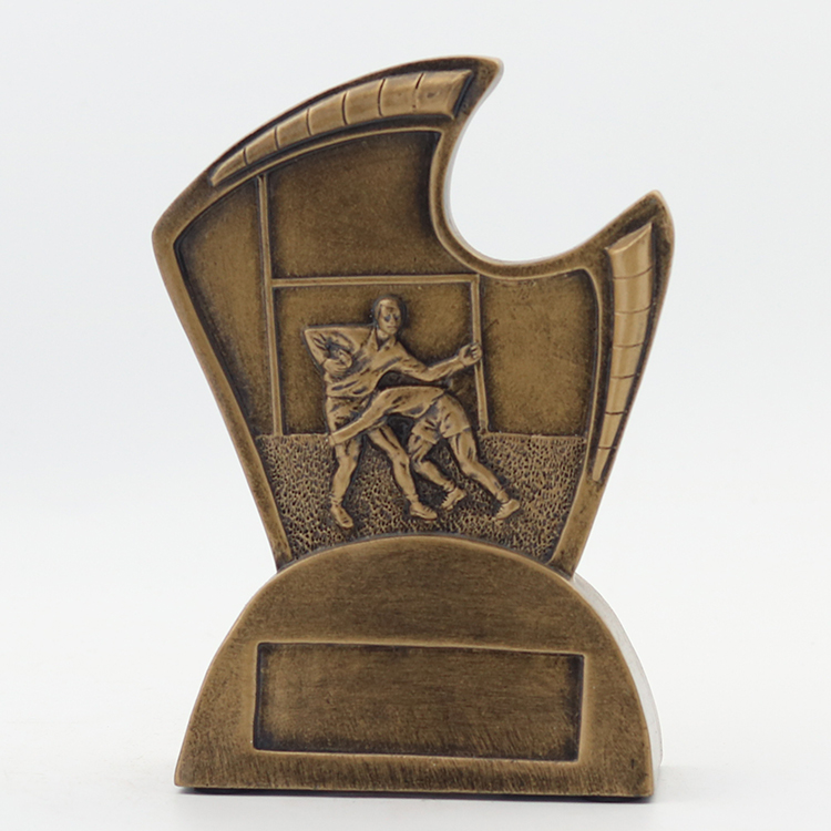 New resin rugby cup man cup metal medal custom factory direct selling crafts 1967