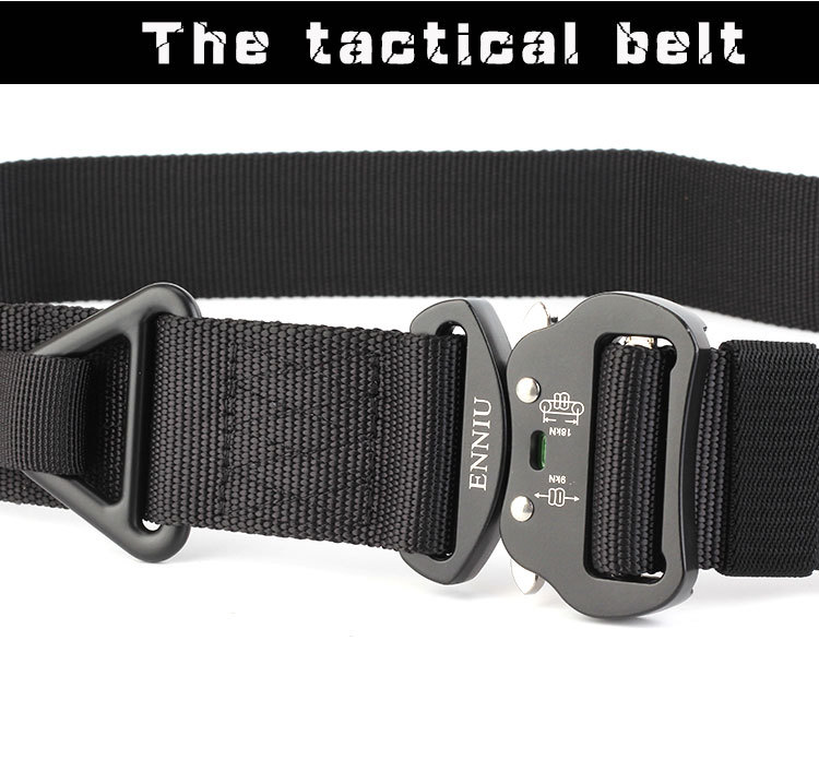 Aviation Aluminium Buckle 4.3 Bead Rescue Drop Safety Nylon Waistband Men's Outdoor Tactics Military Training Belt