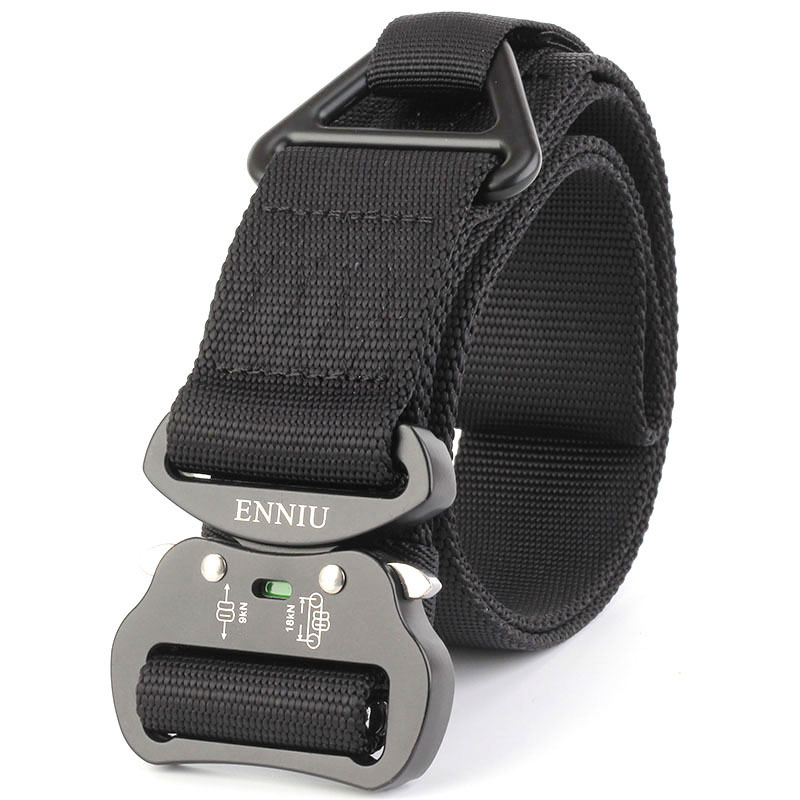 Aviation Aluminium Buckle 4.3 Bead Rescue Drop Safety Nylon Waistband Men's Outdoor Tactics Military Training Belt