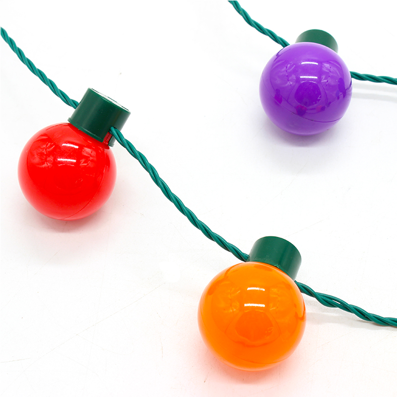 ZD Factory Direct Sales Bulb Necklace Halloween Christmas Led Glowing Necklace Super Bright Safety Buckle Light Cable